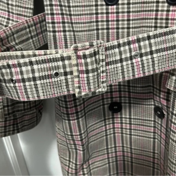 Plaid ESPRIT trench. Size M - Picture 7 of 16